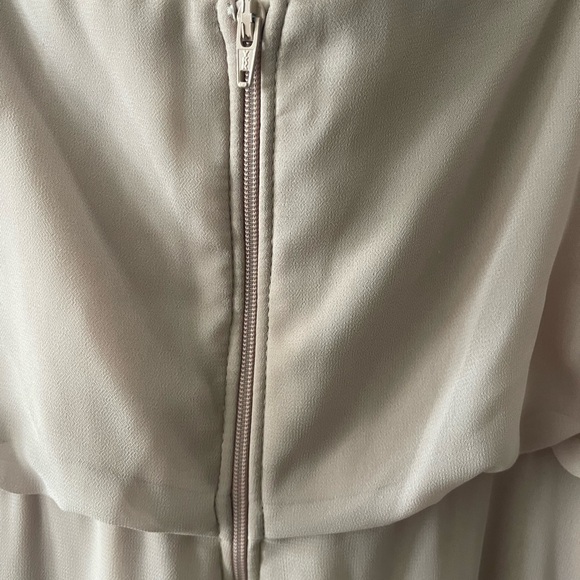 Birdy Grey Gwennie Dress Chiffon Taupe S - Picture 7 of 9